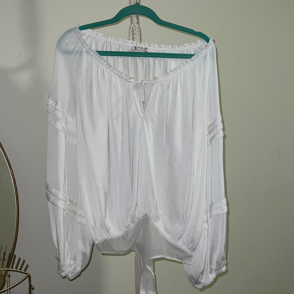 Free People White Body Suit